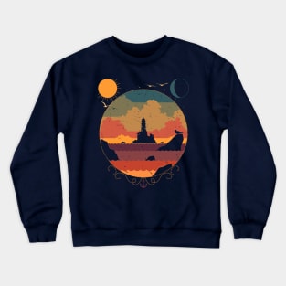 Lighthouse Dusk Crewneck Sweatshirt